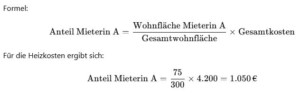 Nebenkostenabrechnung Leitfaden
